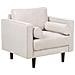 Set Da Salotto 4 Posti Nurmo Tessuto Beige Chiaro - Foto miniatura 6