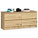 Cassettiera K120, 4 cassetti, 120x40x55 cm, Colore Quercia Artisan - Foto miniatura 1