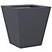 Fioriera da Giardino Antracite 30x30x30 cm in Acciaio - Foto miniatura 1