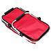 Borsa Termica Frigo 25Lt Pieghevole Manici Metallo Tessuto Rosso 48x28x24 Mare - Foto miniatura 2
