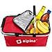 Borsa Termica Frigo 25Lt Pieghevole Manici Metallo Tessuto Rosso 48x28x24 Mare - Foto miniatura 4