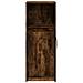 Credenza con LED Rovere Fumo 38x34x100 cm in Legno Multistrato - Foto miniatura 6