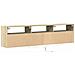 Mobile TV a Parete con LED Rovere Sonoma 180x31x45 cm - Foto miniatura 3