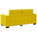 Divano Divanetto Giallo 140 cm in Velluto - Foto miniatura 7