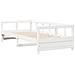 Dormeuse Senza Materasso Bianca 90x200 Cm Legno Massello Pino - Foto miniatura 3