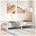 Dormeuse Senza Materasso Bianca 90x200 Cm Legno Massello Pino - Foto miniatura 1