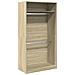 Armadio Rovere Sonoma 100x50x200 Cm In Legno Multistrato - Foto miniatura 2