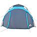 Tenda a Cupola da Campeggio 3 Persone Blu a Rilascio Rapido - Foto miniatura 5