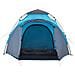 Tenda a Cupola da Campeggio 3 Persone Blu a Rilascio Rapido - Foto miniatura 6