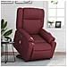Poltrona Alzapersona Reclinabile Rosso Vino in Similpelle - Foto miniatura 2