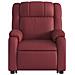 Poltrona Alzapersona Reclinabile Rosso Vino in Similpelle - Foto miniatura 9