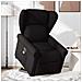 Poltrona Alzapersona Massaggiante Elettrica Nera in Tessuto - Foto miniatura 2