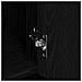 Armadio da Parete Rovere Nero 80x33x80 cm Legno ingegnerizzato - Foto miniatura 9