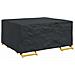 Copertura per mobili da esterno Nero 200 x 150 x 85 cm 420D - Foto miniatura 3
