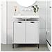 Armadio per Lavabo da Bagno Bianco 60,5 x 33,5 x 61 cm - Foto miniatura 4
