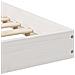 Struttura del letto Bianco 160 x 220 cm Legno di pino massello - Foto miniatura 9
