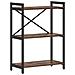 Libreria Rovere fumo 60 x 30 x 83 cm Legno multistrato - Foto miniatura 1