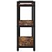 Libreria Rovere fumo 60 x 30 x 83 cm Legno multistrato - Foto miniatura 6