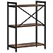 Libreria Rovere fumo 60 x 30 x 83 cm Legno multistrato - Foto miniatura 7