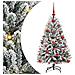 Albero di Natale artificiale con 150 LED Verde e Bianco 120 cm - Foto miniatura 1