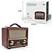 Radio Vintage Hi-fi Bluetooth Am/fm/sw Ricaricabile Lettore Mp3 Porta Usb/tf - Foto miniatura 1