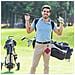 Asciugamano Retrattile Per La Pulizia Delle Palline Da Golf Con Clip - Panno Portatile In Microfibra Black - Foto miniatura 3