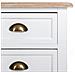 Cassettiera In Legno Bianca 5 Cassetti 80x40x80,5h - Foto miniatura 8