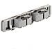 Wall-mounted Broom Holder Silver - 30cm, 2 Clips 3 Hooks, Mop And Broom Organizer - Foto miniatura 1