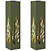 Faro LED solare per sentieri 2 pcs Verde oliva - Foto miniatura 1