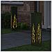 Faro LED solare per sentieri 2 pcs Verde oliva - Foto miniatura 3