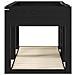 Letto a Castello per Bambini Rovere Nero 75 x 190 cm - Foto miniatura 6