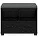 Panca per ingresso con cuscino Rovere Nero 60 x 38 x 46 cm - Foto miniatura 6