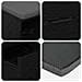 Panca per ingresso con cuscino Rovere Nero 60 x 38 x 46 cm - Foto miniatura 9