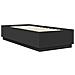 Struttura del letto Nero 90 x 200 cm Legno multistrato - Foto miniatura 5