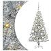 Albero di Natale con 150 LED con supporto Argento 120 cm PET - Foto miniatura 1