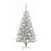 Albero di Natale con 150 LED con supporto Argento 120 cm PET - Foto miniatura 3