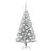 Albero di Natale con 150 LED con supporto Argento 120 cm PET - Foto miniatura 4