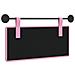 Testata appesa Montaggio a parete Rosa 100 x 55 x 5 cm Tessuto - Foto miniatura 7