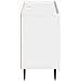 Credenza Bianco Lucido 89 x 34,5 x 62 cm Legno ingegnerizzato - Foto miniatura 5