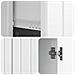 Credenza Bianco Lucido 89 x 34,5 x 62 cm Legno ingegnerizzato - Foto miniatura 7