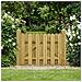 Cancello da giardino 100 x 75 cm Legno Massello di Pino Verde - Foto miniatura 2