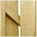 Cancello da giardino 100 x 75 cm Legno Massello di Pino Verde - Foto miniatura 4
