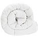 Piumone Bianco 140 x 220 cm Fibra di bambù - Foto miniatura 4