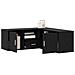 Mobile angolare con cassetto Rovere Nero 200 x 40 x 45 cm - Foto miniatura 3