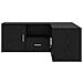 Mobile angolare con cassetto Rovere Nero 200 x 40 x 45 cm - Foto miniatura 9