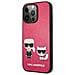 Karl Lagerfeld Klhcp13lpcuskcp Custodia Per Iphone 13 Pro / 13 6,1 Fucsia /striscia Ikonik Karl & Choupette - Foto miniatura 4