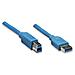 ICOC U3-AB-30-BL - Cavo USB 3.0 A maschio / B maschio 3 m blu - Foto miniatura 1