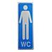 Etichetta Wc Uomini 5x15 - Foto miniatura 1