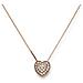 Collana In Argento 925 - Collezione Amore - Colore Rosè - Misura Unica - Foto miniatura 1