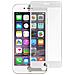 Pellicola Schermo Iphone 6+/6s+ Vetro Temp. Smussato Trasparente Bordo Bianco - Foto miniatura 1